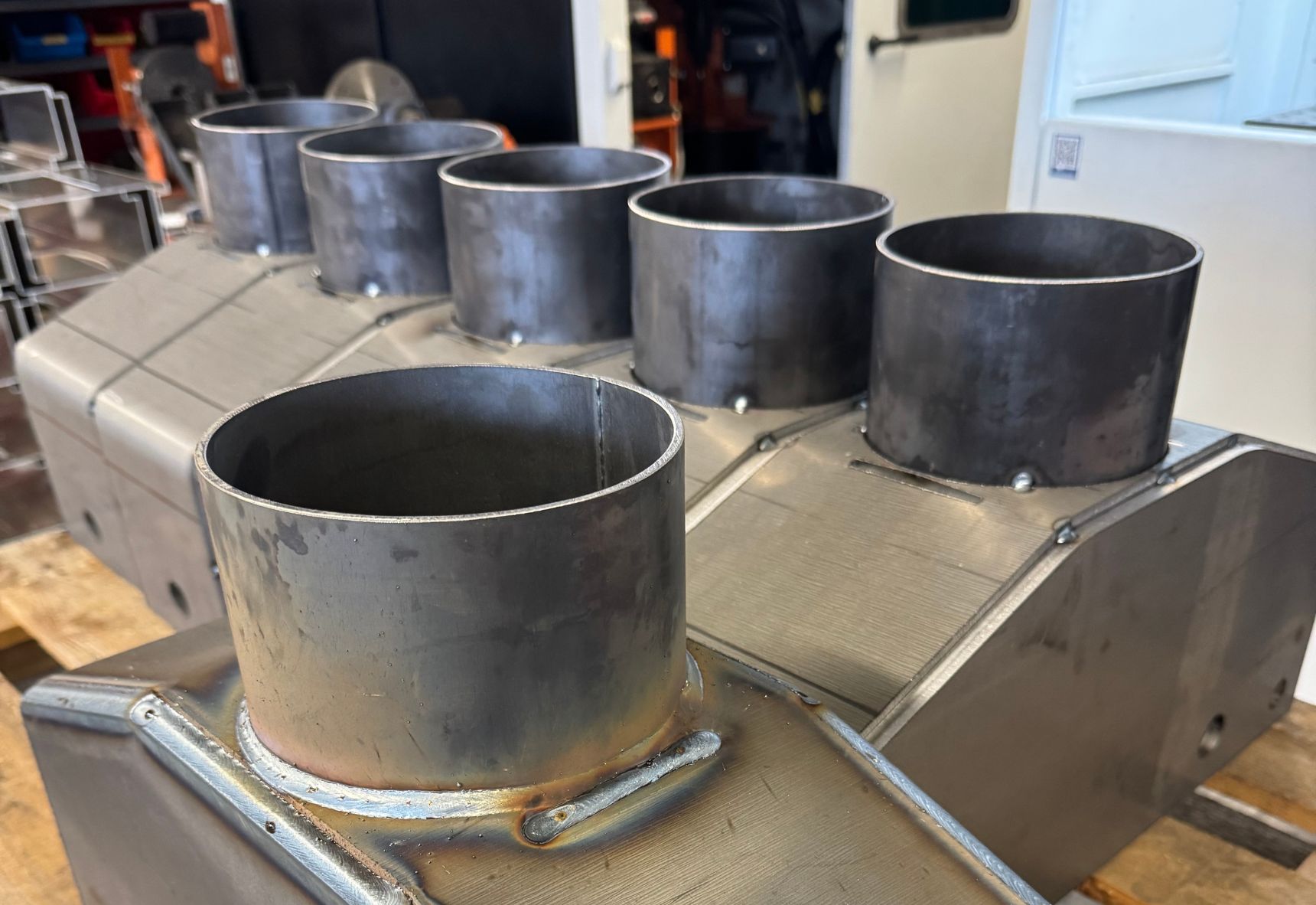 Stahlbrueckenablaeufe Schweissroboter